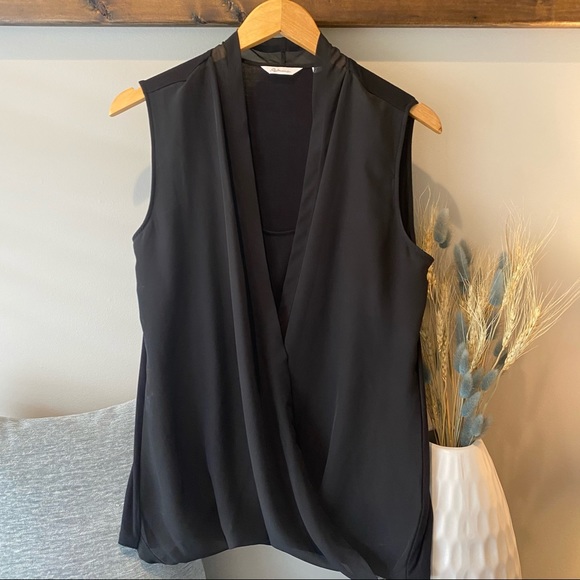 Reitmans Black Blouse Size L - Picture 1 of 4